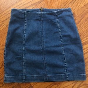 Free People Denim Skirt